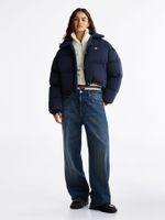 Chaqueta-acolchada-con-parche-de-Tommy