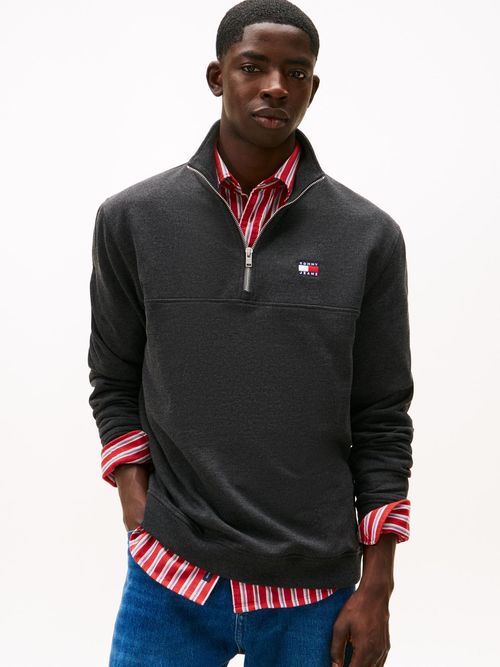 Sueter-de-corte-regular-con-cierre-de-cremallera-de-1-4-