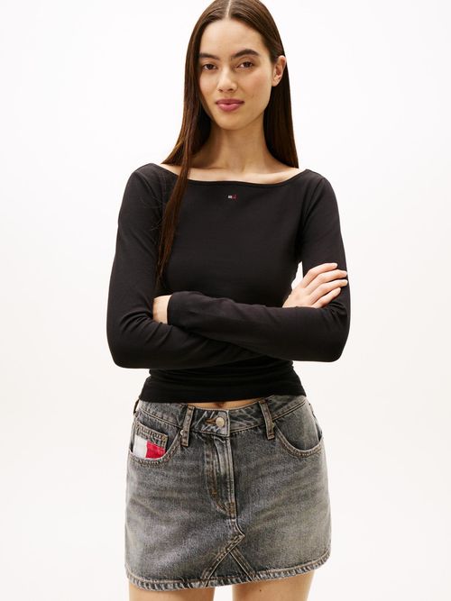 Top-slim-de-manga-larga-con-logo-de-cristales