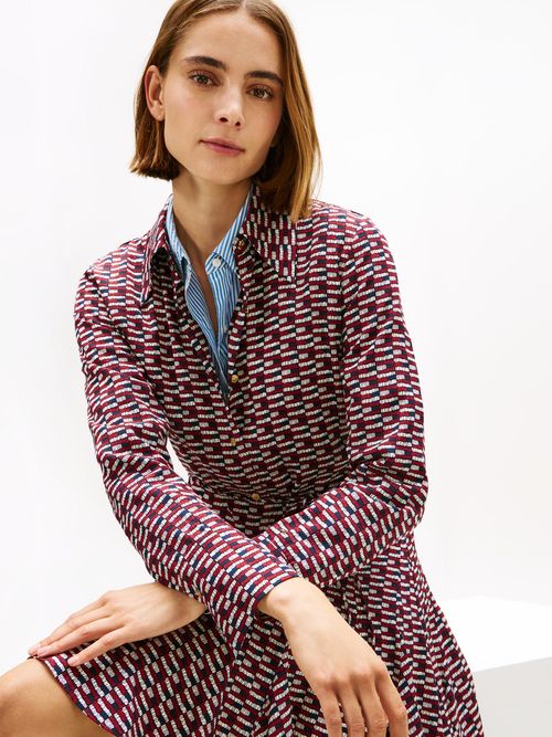 Mini-vestido-twill-manga-larga