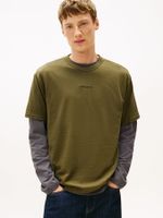Camiseta-de-corte-amplio-con-logo-bordado