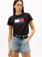 Camiseta-de-punto-con-parche-del-logo