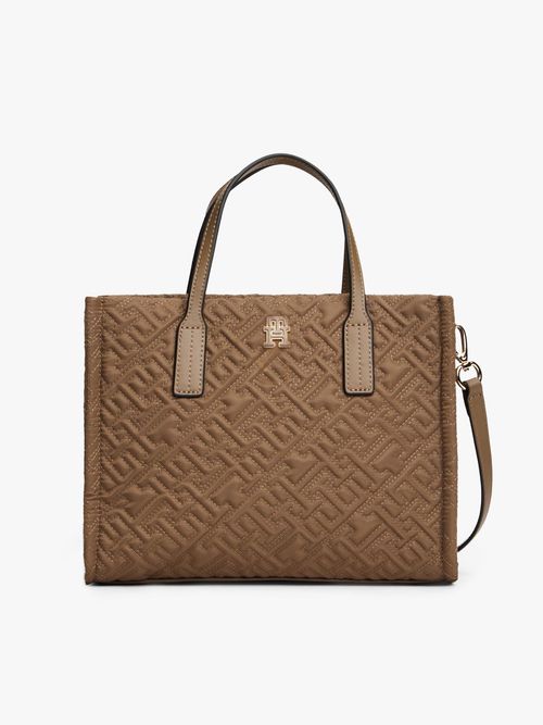 Bolso-mini-tote-con-texturizado-monograma-TH