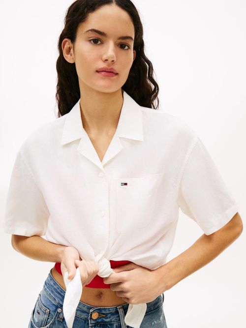 Camisa-de-corte-amplio-en-mezcla-de-lino