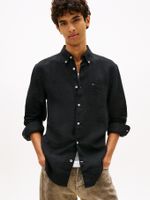 Camisa-de-lino-de-corte-regular