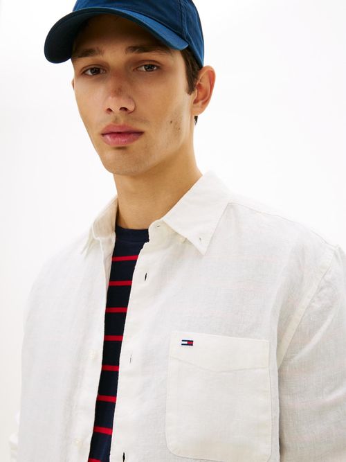 Camisa-de-lino-de-corte-regular