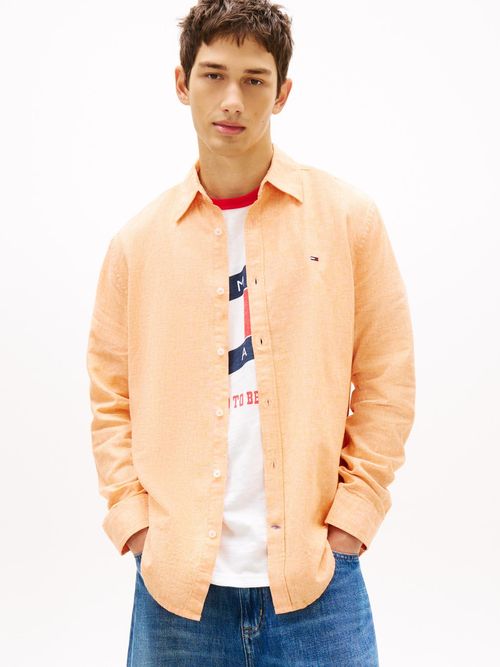 Camisa-de-lino-de-corte-regular
