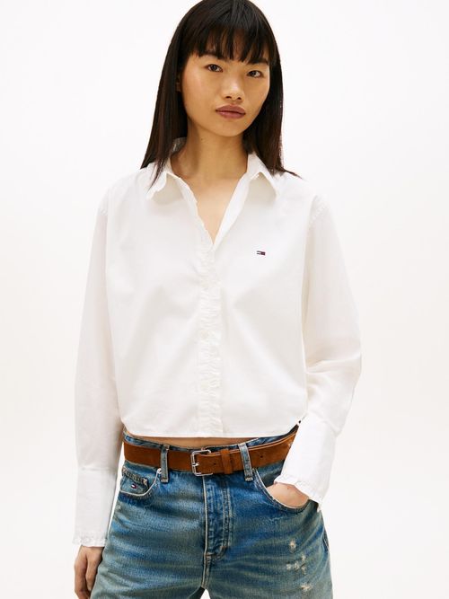 Camisa-de-popelin-amplia-con-volantes