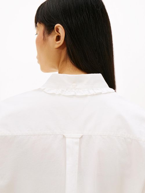 Camisa-de-popelin-amplia-con-volantes