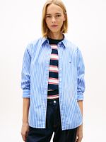 Camisa-de-popelin-con-cuello-con-botones