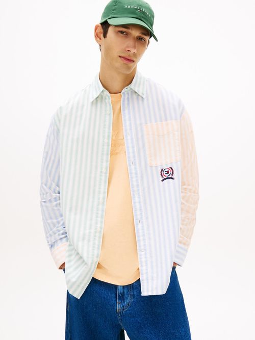 Camisa-Oxford-de-rayas-color-block