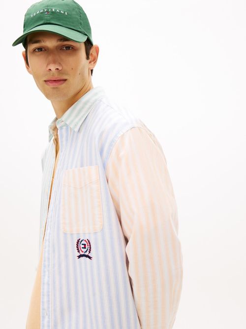 Camisa-Oxford-de-rayas-color-block
