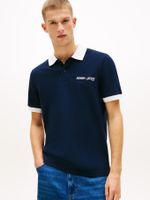 Polo-de-pique-regular-con-logo-bordado