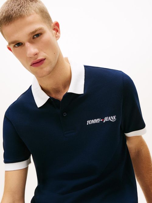 Polo-de-pique-regular-con-logo-bordado