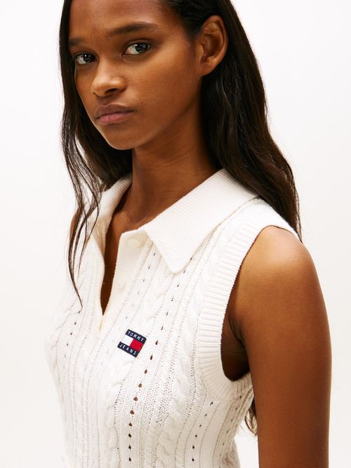 Sueter-sin-mangas-Tommy-Badge-cuello-polo