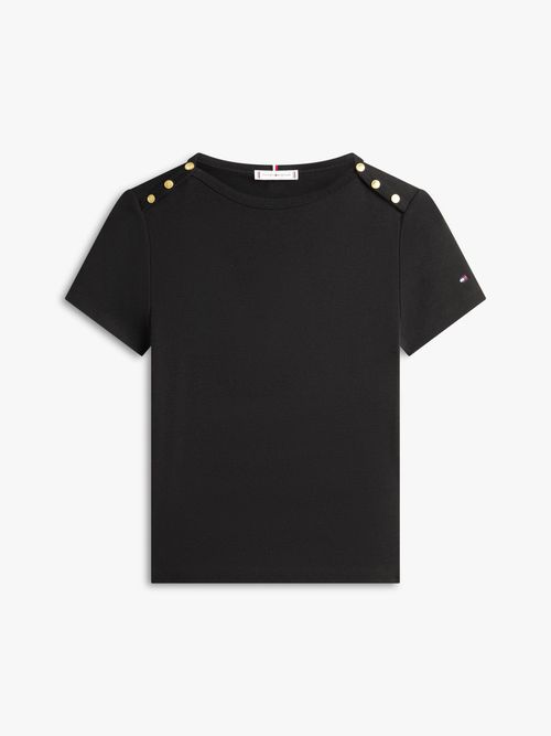 Camiseta-slim-de-cuello-barco-con-botones