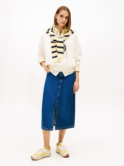 Falda-midi-denim-de-corte-recto