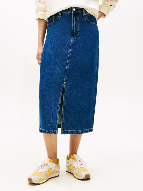 Falda-midi-denim-de-corte-recto