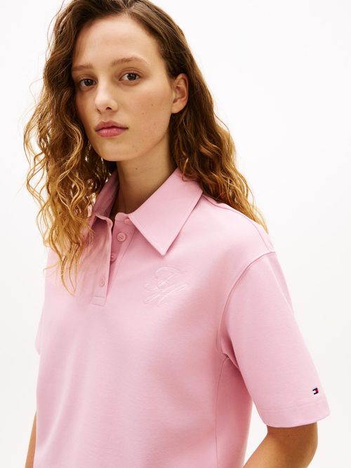 Polo-manga-corta-con-logo-relaxed