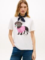 Camiseta-de-manga-corta-con-grafico-de-perro