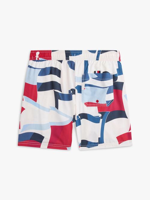 Traje-de-baño-medium-drawstring-con-logo-estampado