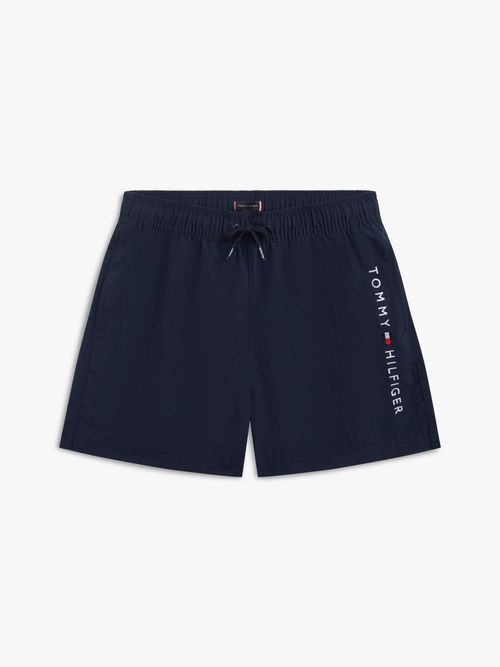 Traje-de-baño-medium-drawstring-con-logo-vertical