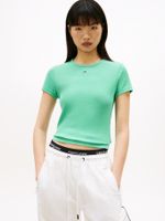 Camiseta-Essential-slim-de-punto-elastico