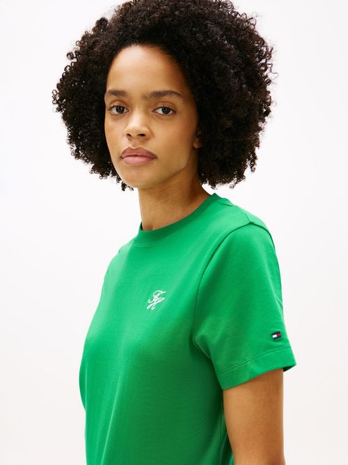Camiseta-manga-corta-con-logo-script