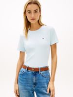 Camiseta-slim-de-cuello-redondo