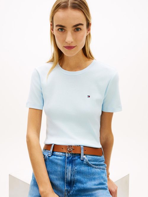 Camiseta-slim-de-cuello-redondo