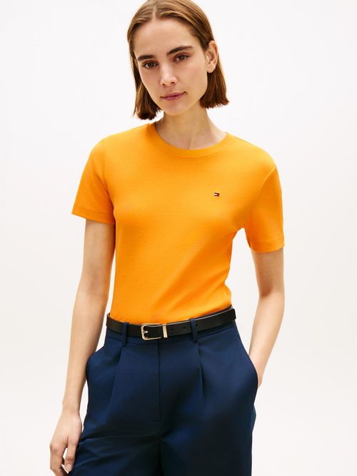 Camiseta-slim-de-cuello-redondo