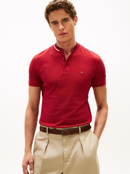 Polo-de-cuello-MAO-de-corte-slim