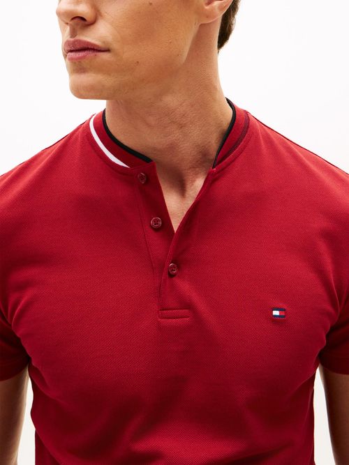 Polo-de-cuello-MAO-de-corte-slim