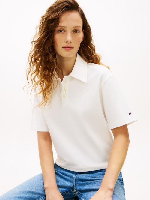 Polo-manga-corta-con-logo-relaxed