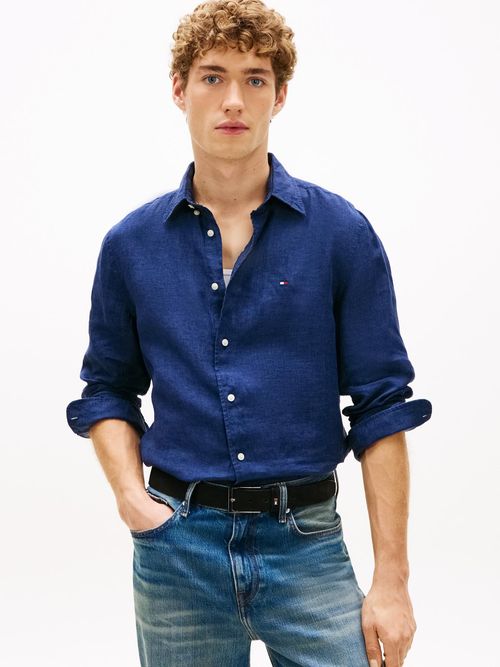Camisa-de-corte-regular-con-logo