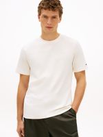 Camiseta-de-cuello-redondo-con-logo-tonal