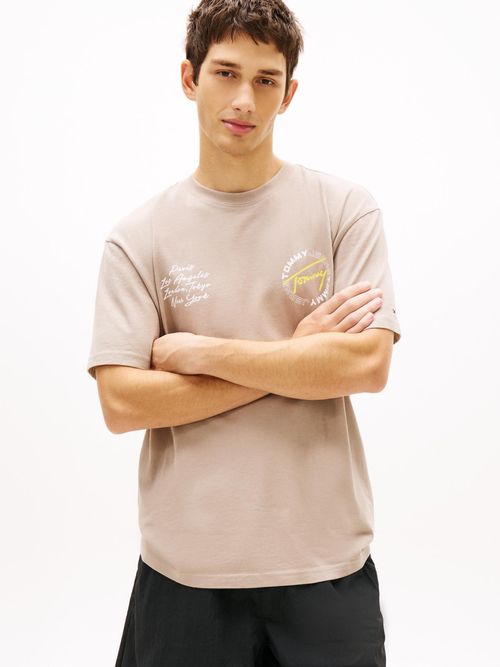 Camiseta-amplia-con-logo-trasero