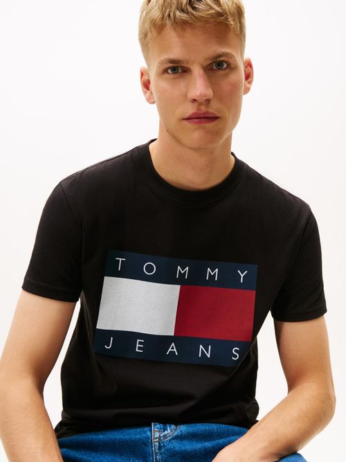Camiseta-de-corte-regular-con-logo-estampado-