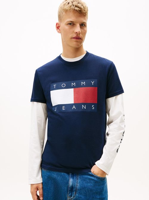 Camiseta-de-corte-regular-con-logo-estampado-