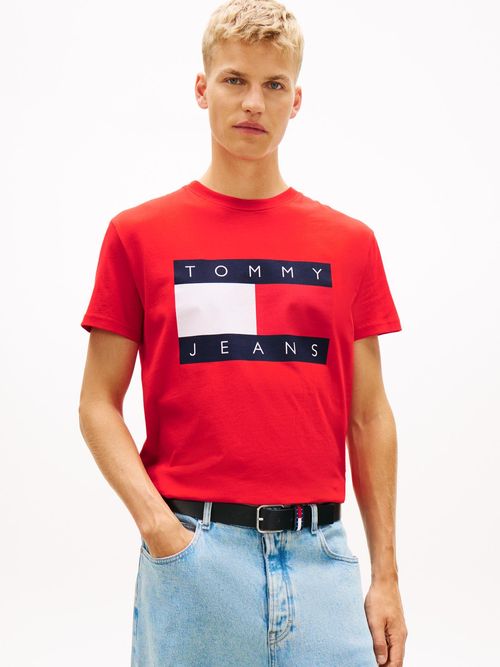 Camiseta-de-corte-regular-con-logo-estampado-