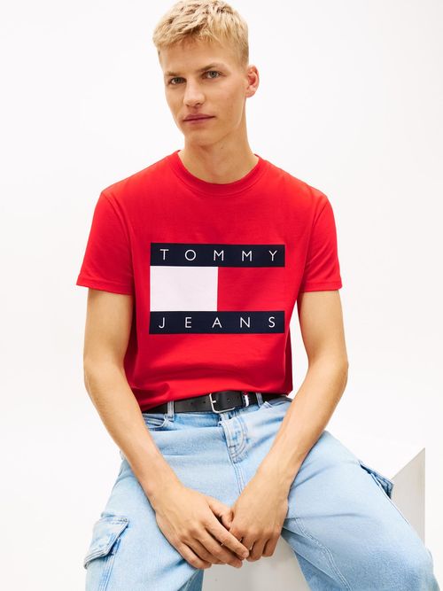 Camiseta-de-corte-regular-con-logo-estampado-