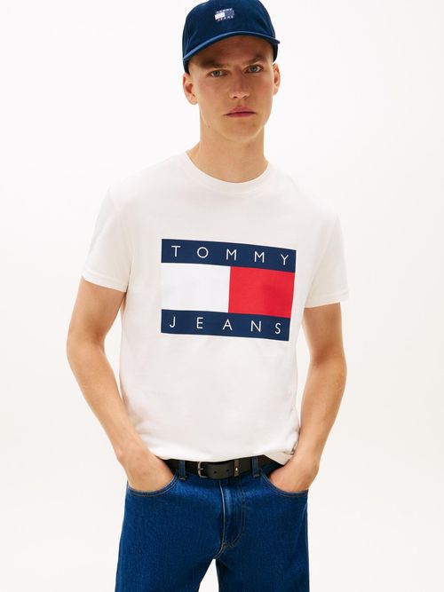 Camiseta-de-corte-regular-con-logo-estampado-