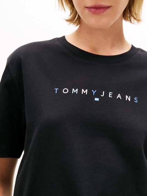 Camiseta-de-corte-relaxed-con-logo-Color-Linear