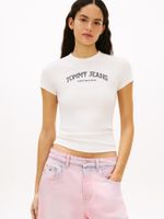 Camiseta-slim-de-cuello-redondo-con-logo