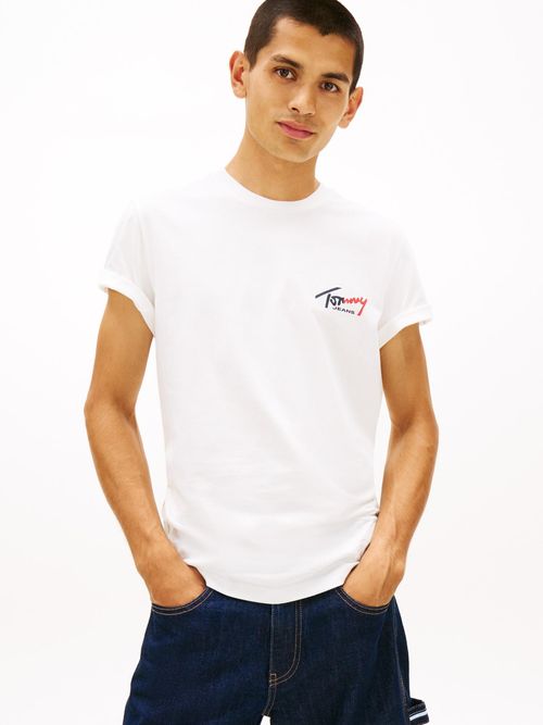 Camiseta-slim-de-punto-con-logo