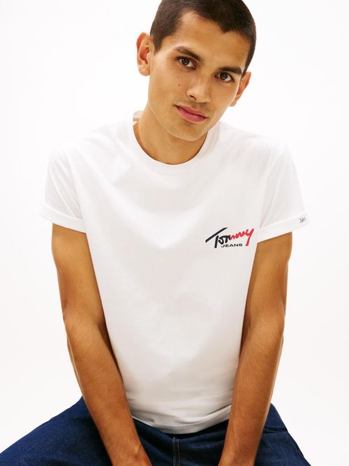 Camiseta-slim-de-punto-con-logo