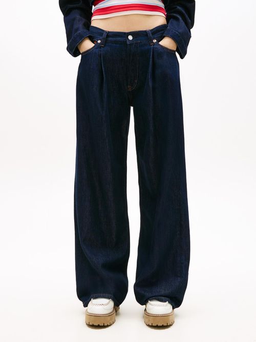 Jeans-rectos-de-talle-medio-con-pinza