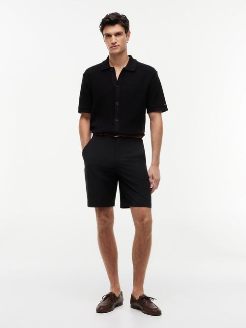 Pantalon-chino-corto-Dover-con-logo-bordado