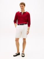 Pantalon-chino-corto-Dover-con-logo-bordado