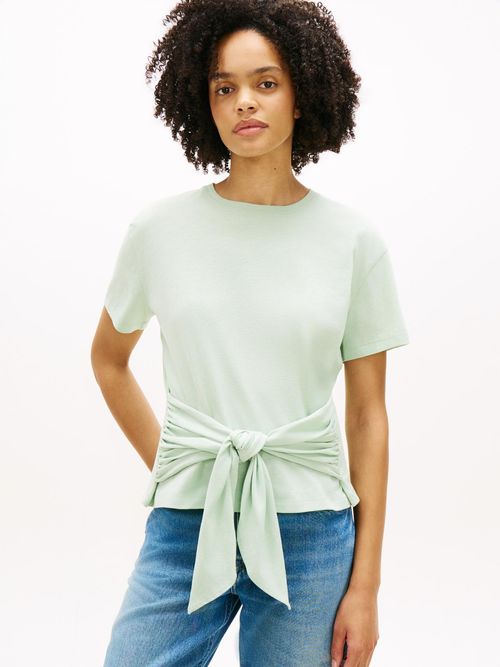 Camiseta-texturizada-amplia-con-lazo